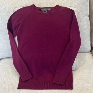 French Connection Dark Magenta Sweater, Size S
